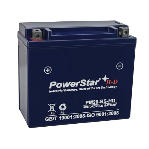 Amazon | PowerStar H-D YTX20-BS オートバイバッテリー